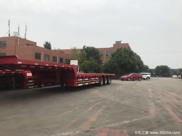 13.75米3米宽低平板半挂车图片