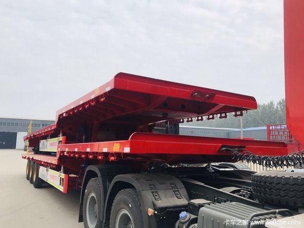 17.5米大板替代车型13.75×3米低平板低平板半挂车图片