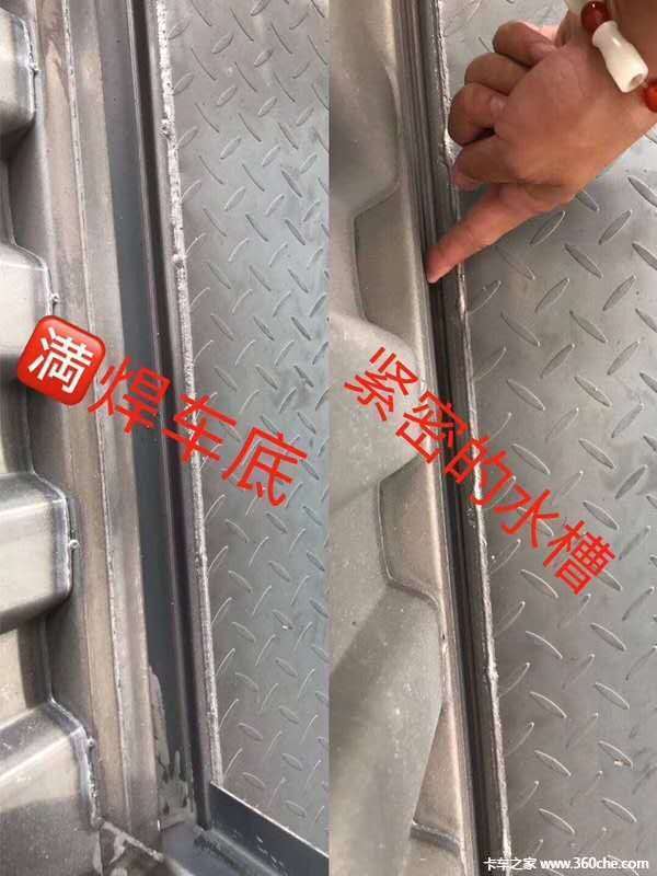 富华13米标箱，侧翻价格另算。（此价格不含轮胎钢圈）栏板式半挂车图片