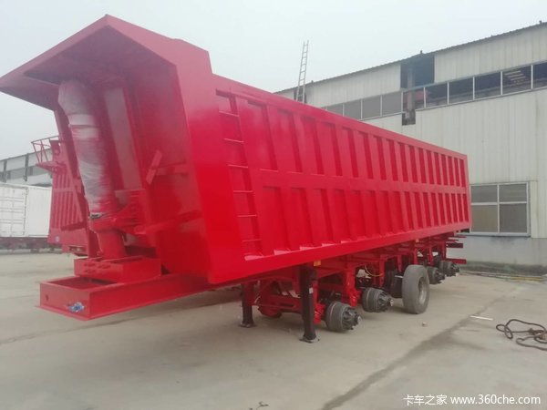 后翻自卸半挂车自卸半挂车图片