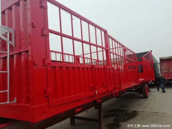轻量化仓栏半挂仓栅式半挂车图片