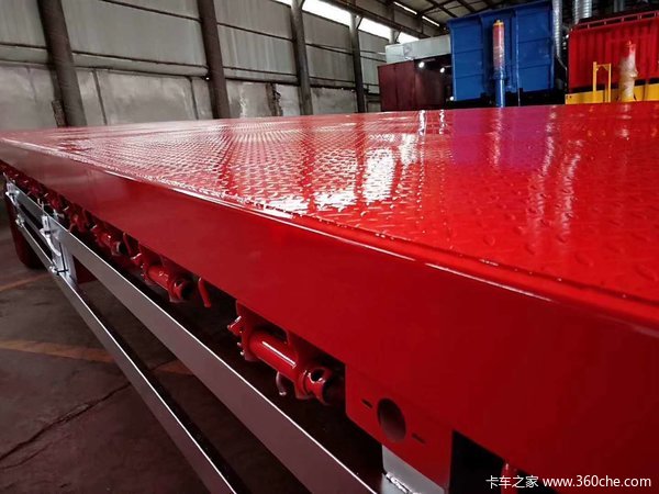 13米前后等宽大板平板式半挂车图片