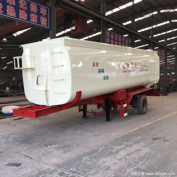 罐式后翻，正规公告，可出示合格证发票。自卸半挂车图片