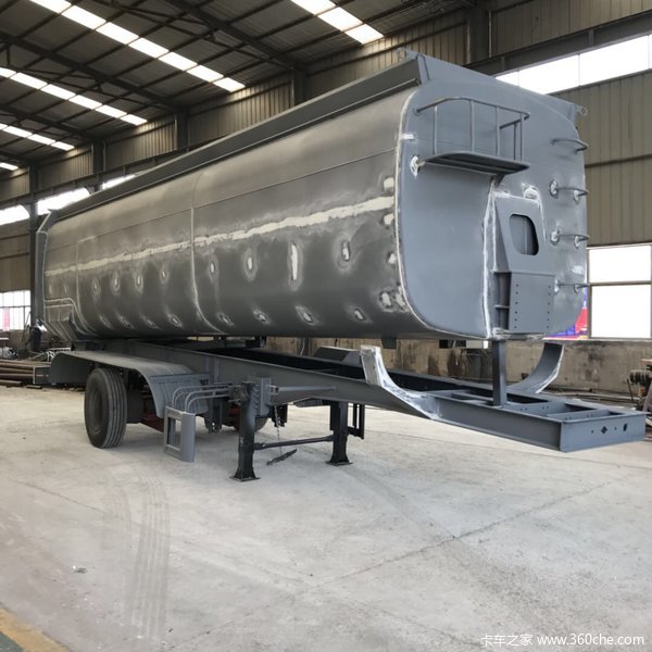 罐式后翻，正规公告，可出示合格证发票。自卸半挂车图片