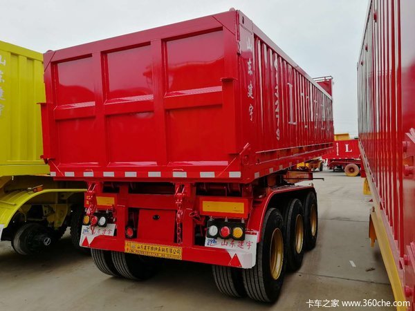 8.5米平板自卸半挂车自卸半挂车图片