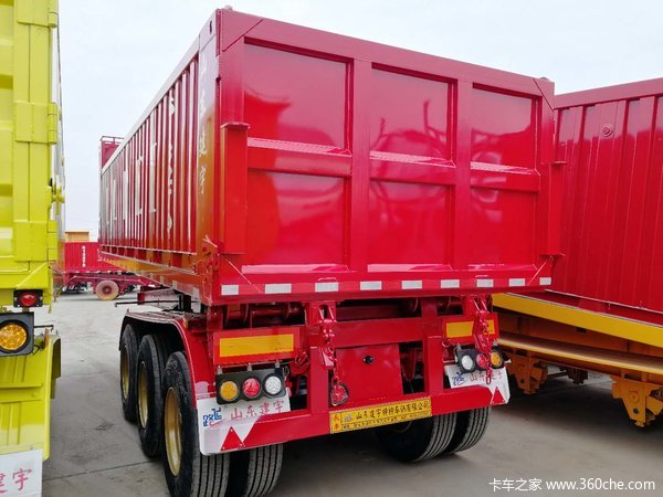 8.5米平板自卸半挂车自卸半挂车图片