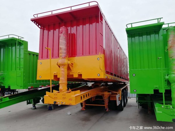 8.5米平板自卸半挂车自卸半挂车图片