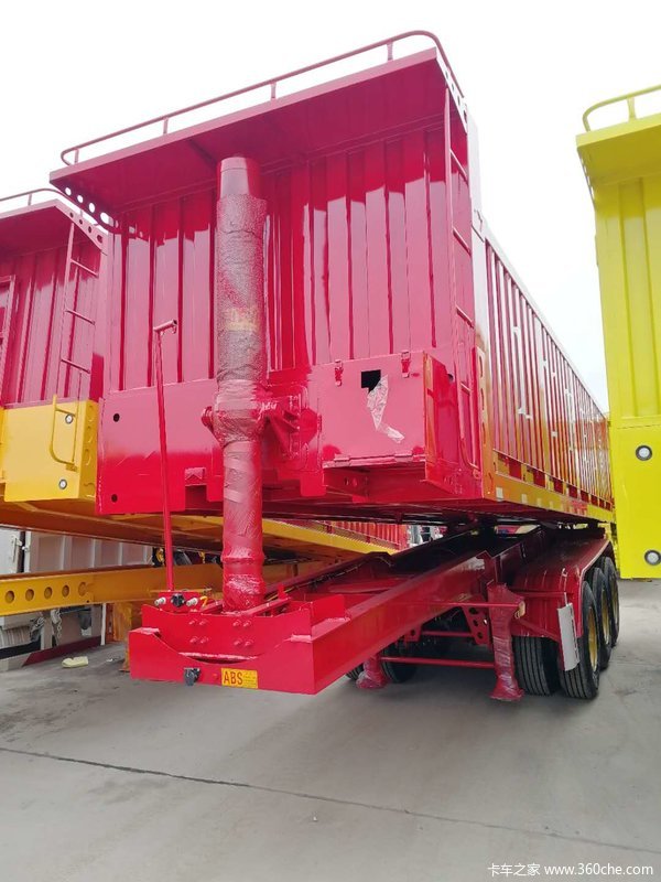 8.5米平板自卸半挂车自卸半挂车图片