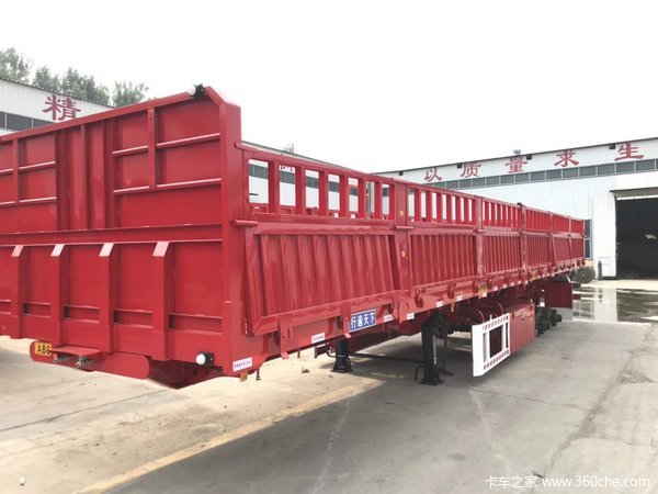 花篮侧翻，厢式侧翻，标箱侧翻，厂家直销，挂车分期自卸半挂车图片