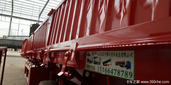 13米60公分自卸车自重6.7吨包拉60自卸半挂车图片