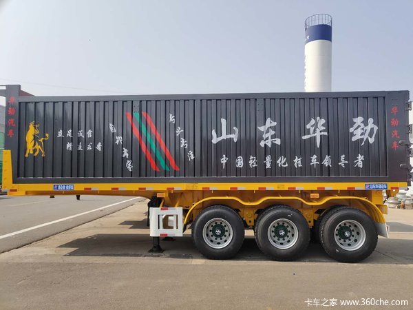 山东华劲挂车自卸半挂车图片