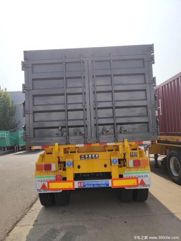 山东华劲挂车自卸半挂车图片