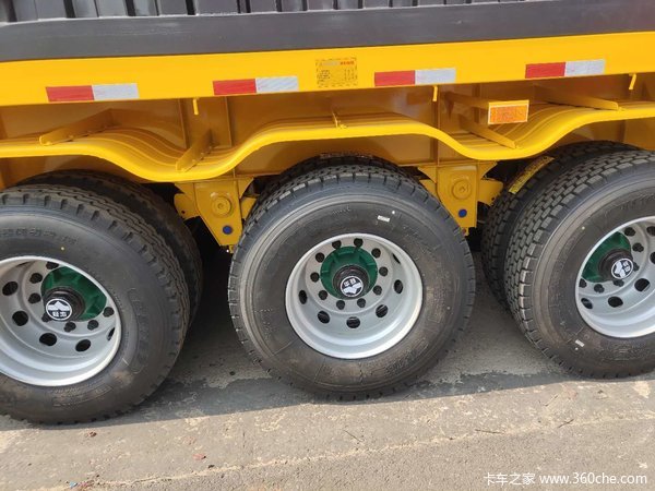 山东华劲挂车自卸半挂车图片