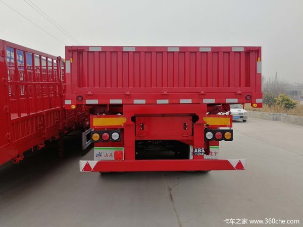 13米轻量化自卸半挂车山东建宇自卸半挂车图片