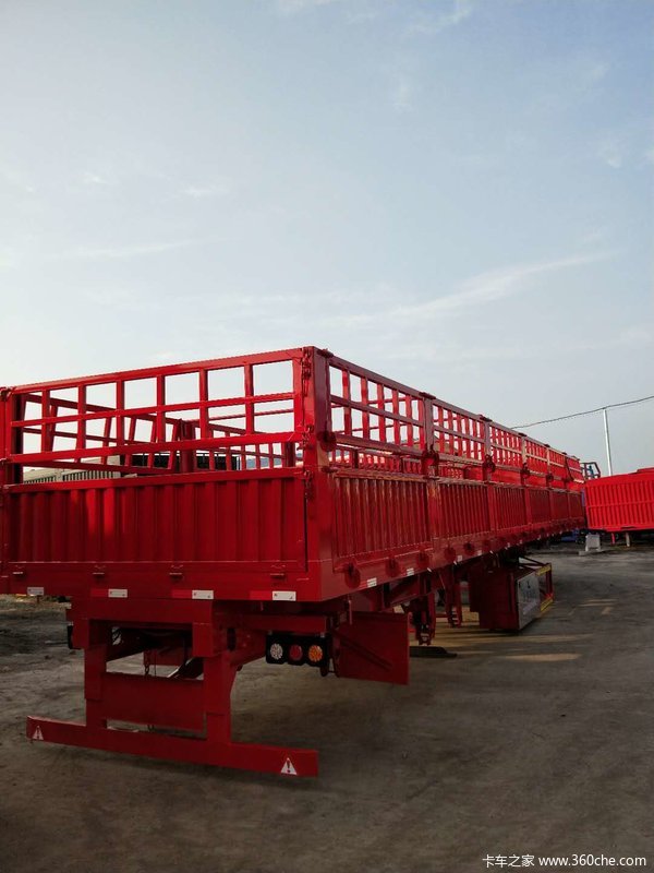 9米——13米标箱侧翻自卸半挂车图片