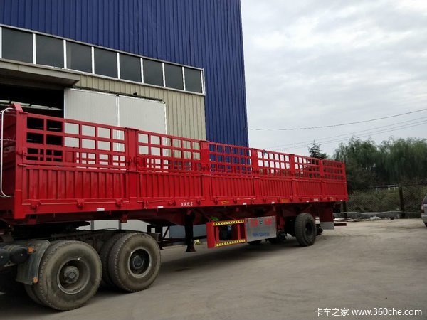 9米——13米标箱侧翻自卸半挂车图片