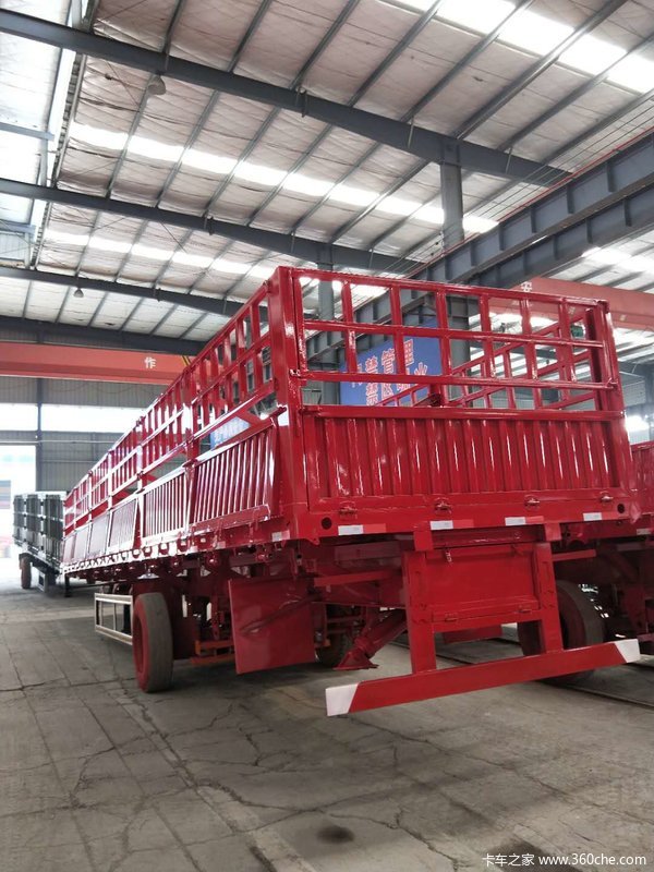 9米——13米标箱侧翻自卸半挂车图片