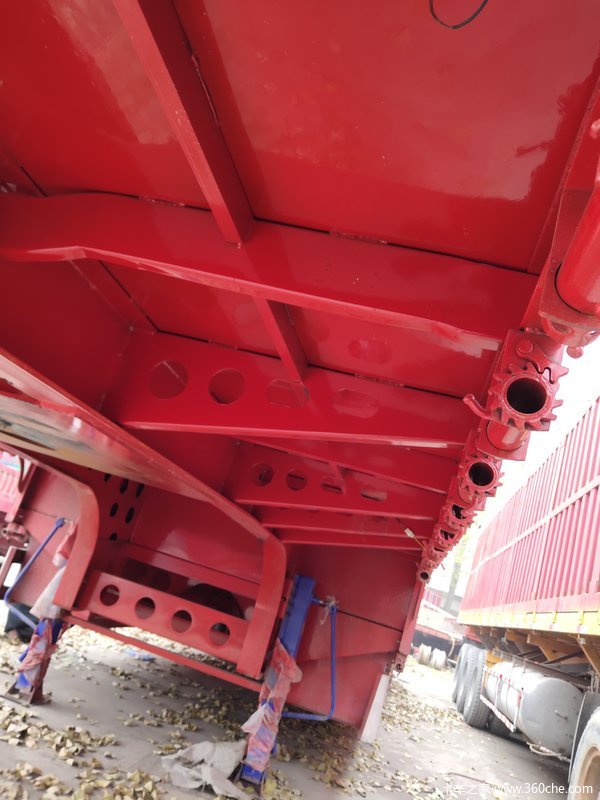 13.75米低平板，前后等宽，原车原户，可分开购低平板半挂车图片