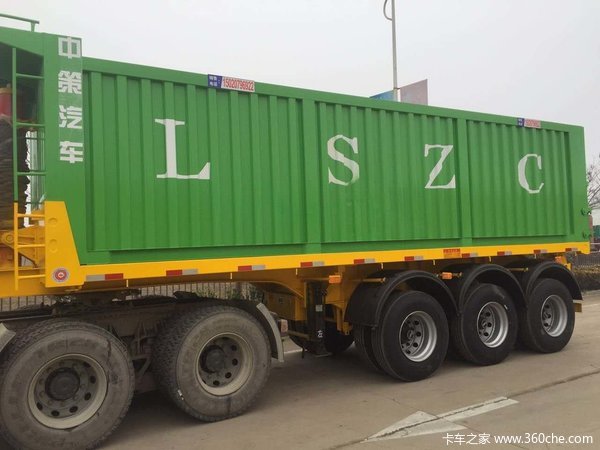 高端半挂车，电泳漆仓栅式半挂车图片