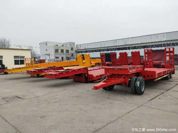 9-13.75米低平板半挂车，专业制造二十年低平板半挂车图片