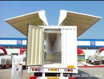 各种规格尺寸的厢车集装箱式半挂车图片