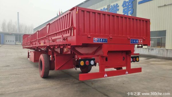 各种尺寸侧翻半挂，后翻半挂自卸半挂车图片
