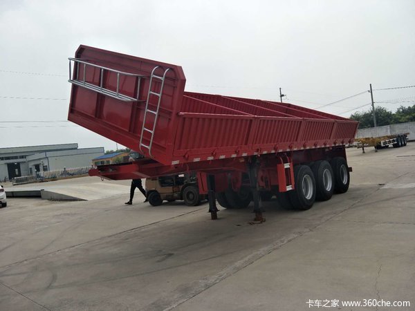 轻量化标车自卸半挂车自卸半挂车图片