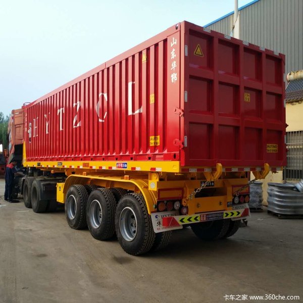 厂家直销，各种自卸后翻车自卸半挂车图片