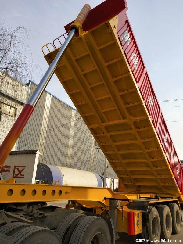 厂家直销，各种自卸后翻车自卸半挂车图片