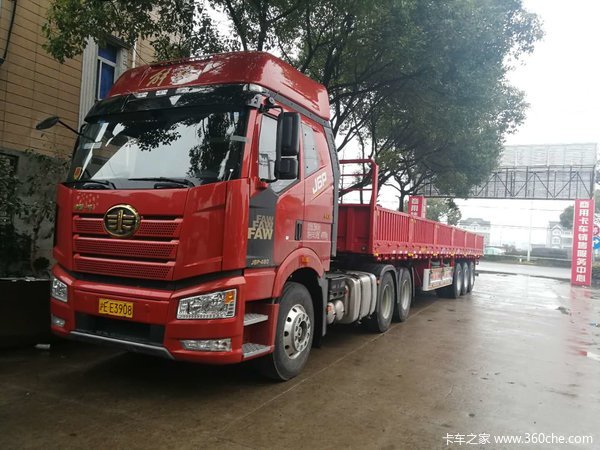 栏板半挂车厂家促销优惠价栏板式半挂车图片