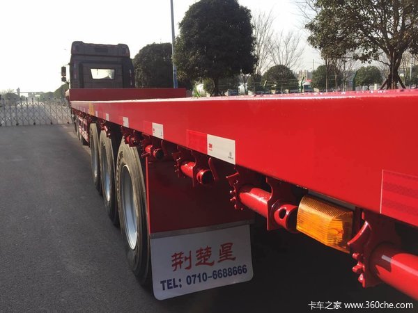 13.74米平板，错过了就没有了，湖北荆楚星，大厂出品低平板半挂车图片