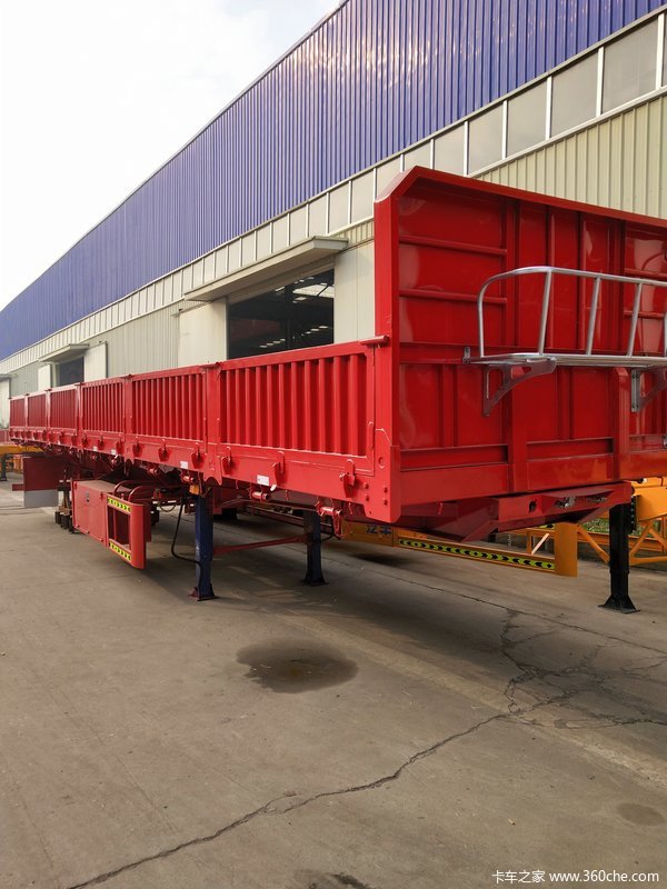 平板侧翻自卸半挂车自卸半挂车图片