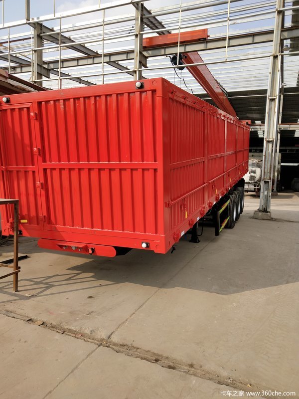 平板侧翻自卸半挂车自卸半挂车图片