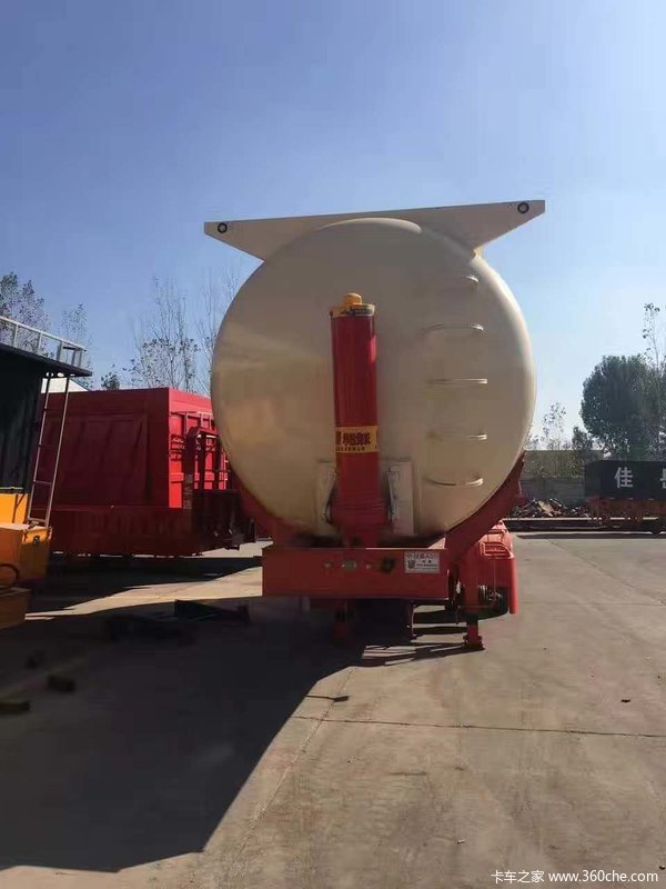 罐式后翻9*9自卸半挂车图片