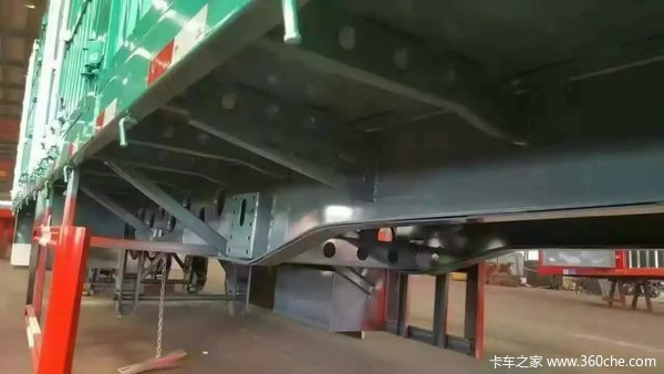 13*苍蓝半挂车仓栅式半挂车图片