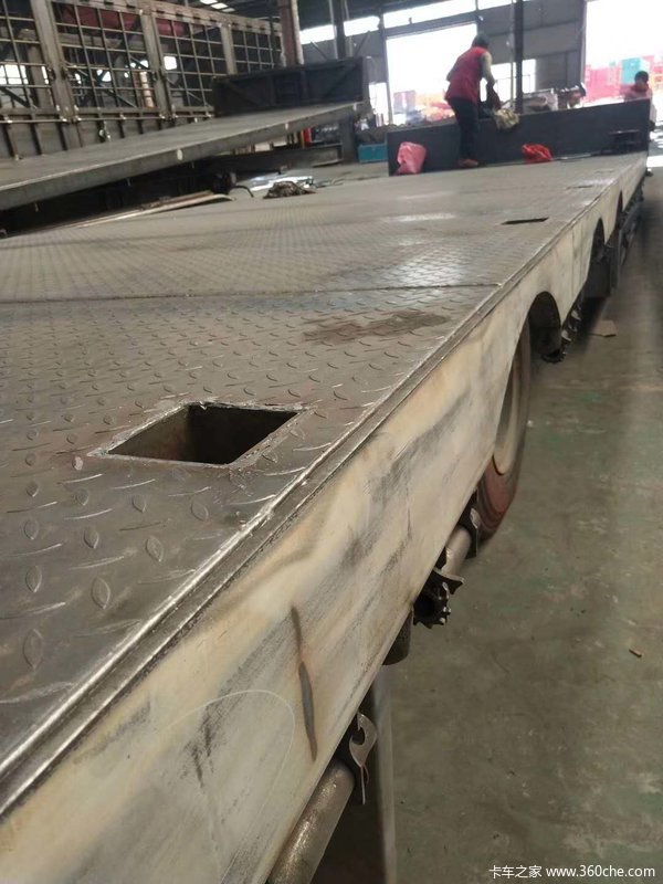 车好不好看钢材！这个做不了假！栏板式半挂车图片