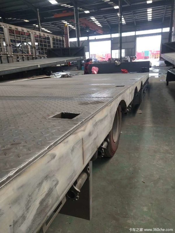 车好不好看钢材！这个做不了假！栏板式半挂车图片