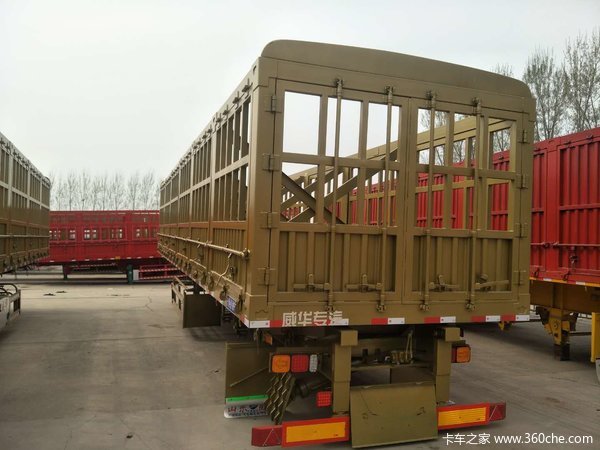 隐形花篮式自卸半挂车自卸半挂车图片