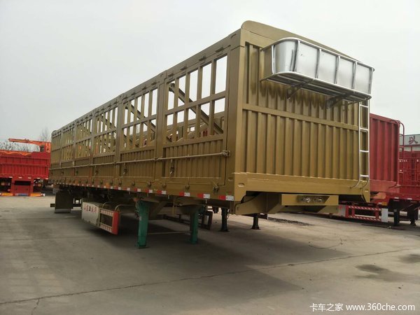 隐形花篮式自卸半挂车自卸半挂车图片