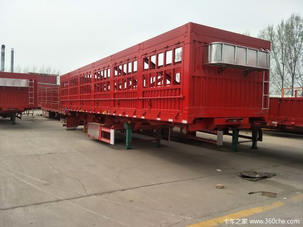 隐形花篮式自卸半挂车自卸半挂车图片