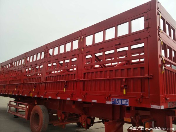 隐形花篮式自卸半挂车自卸半挂车图片