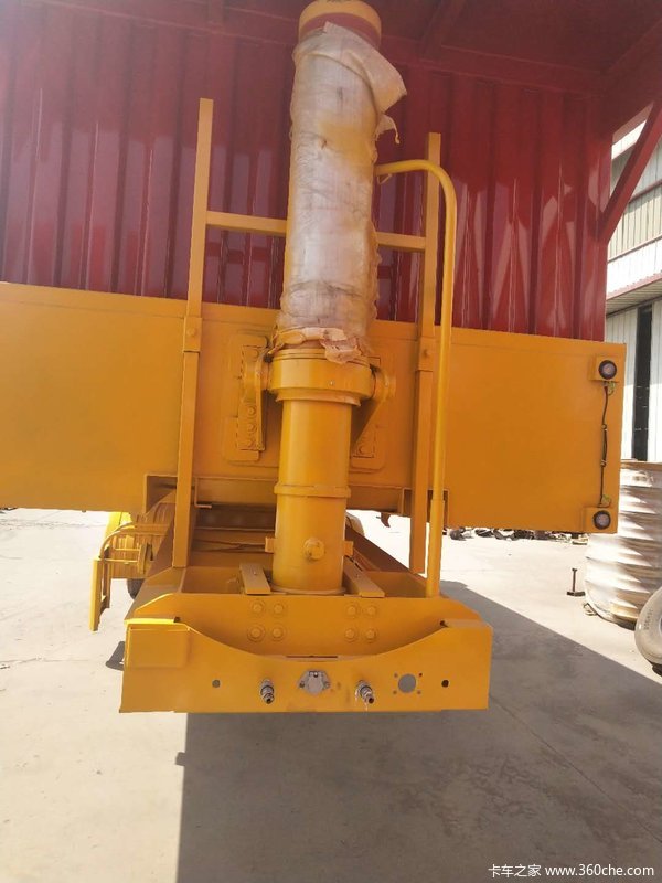 2019最新8*5后翻半挂自卸半挂车图片