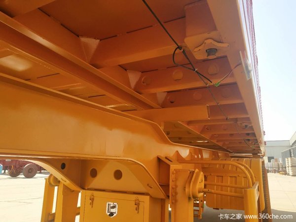 2019最新8*5后翻半挂自卸半挂车图片