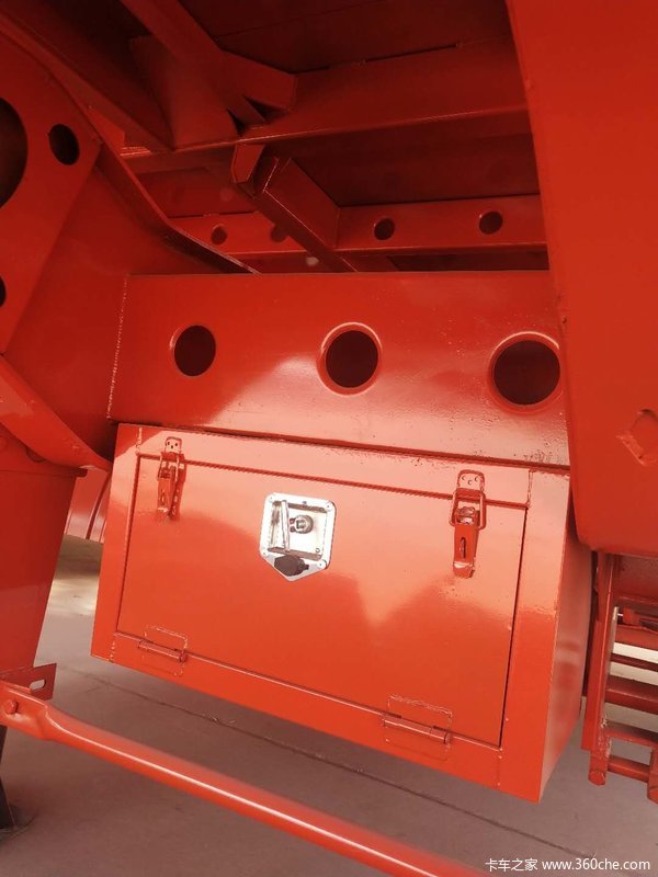 2019最新8*5后翻半挂自卸半挂车图片