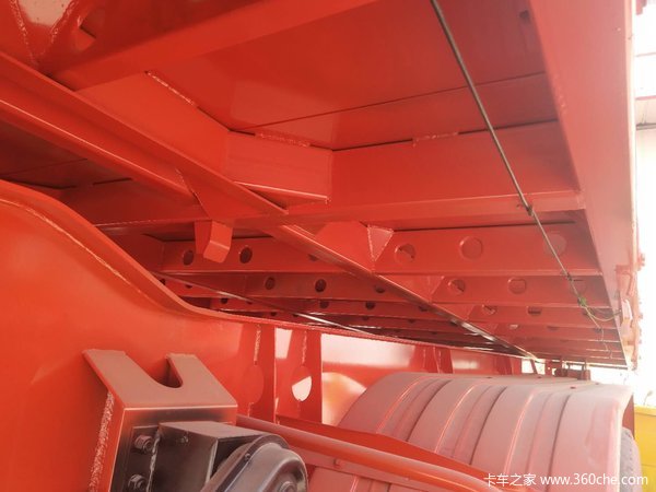 2019最新8*5后翻半挂自卸半挂车图片