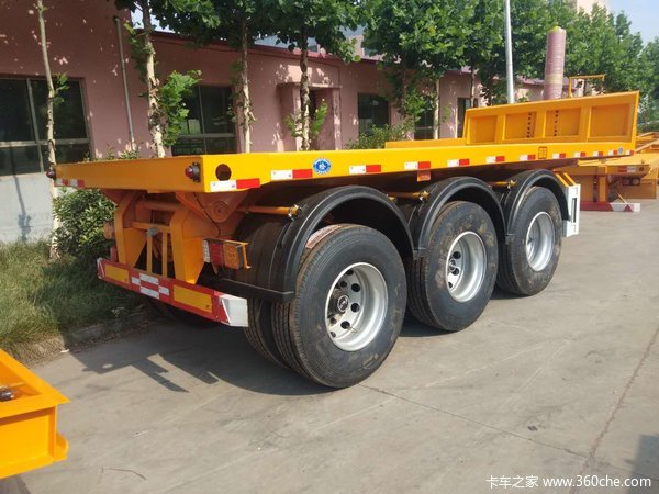 订做各种轻体后翻自卸半挂车图片