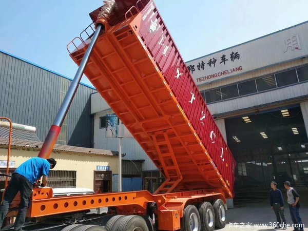 满足各个自卸车客户，制造各个客户实用自卸车自卸半挂车图片