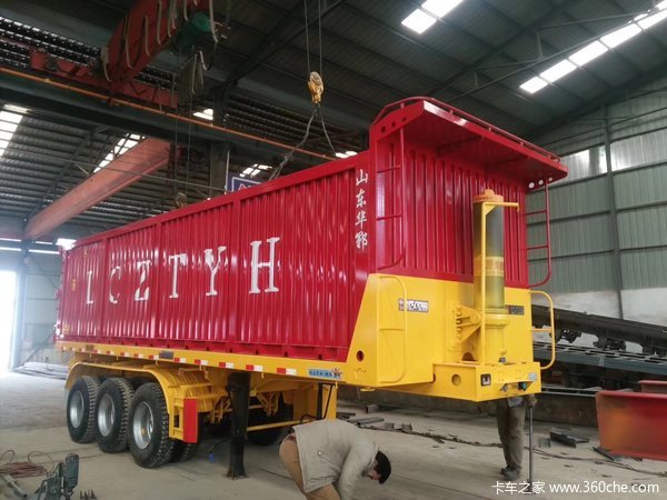 满足各个自卸车客户，制造各个客户实用自卸车自卸半挂车图片