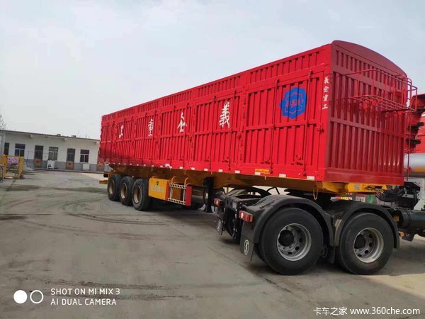 8米后翻自卸半挂车现车出售自卸半挂车图片