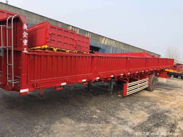 8米后翻自卸半挂车现车出售自卸半挂车图片